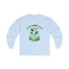 Eco-Friendly Future Looks Green Long Sleeve Tee, Unisex Cotton Tee,