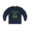 Eco-Friendly Future Looks Green Long Sleeve Tee, Unisex Cotton Tee,