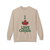 I Love Canada Fleece Sweatshirt - Unisex
