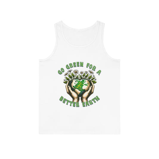 Eco-Friendly Inspirational Tank Top 100% Cotton