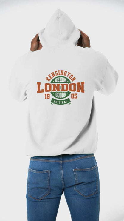 Vintage London Denim Hoodie